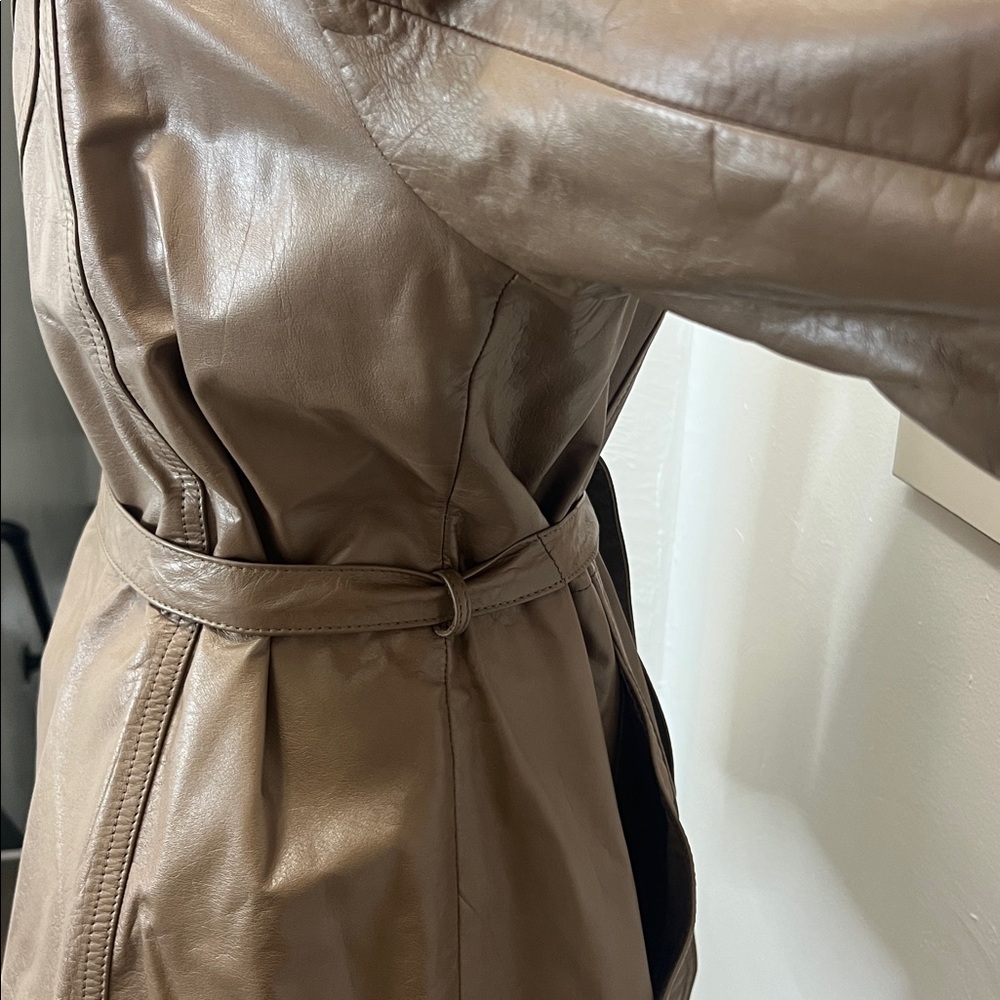70’s Taupe Brown Genuine Wilson’s Leather Jacket - Picture 10 of 17